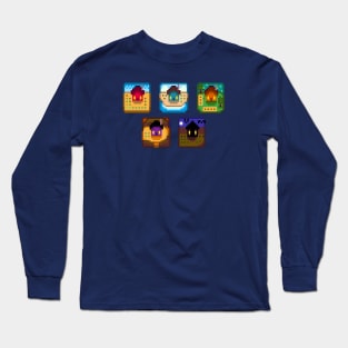 Stardew Valley Farm Types Long Sleeve T-Shirt